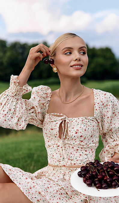 Flowers Cotton Dress