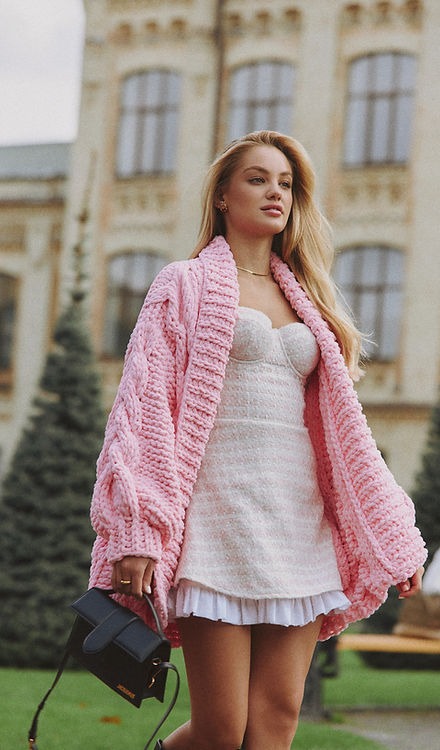 Puffy cardigan