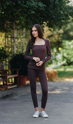 Ribbed leggings