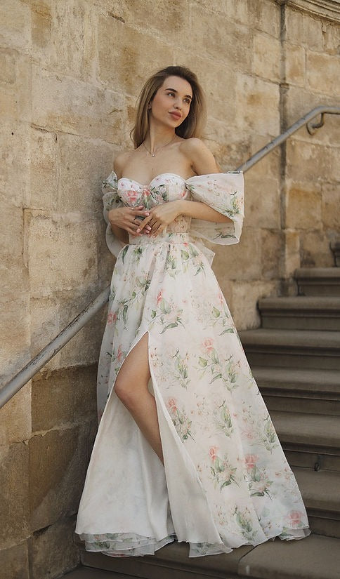 Queen of Flowers Matte Dress