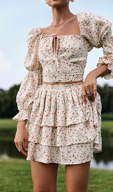 Flowers Cotton Dress