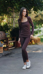 Ribbed leggings