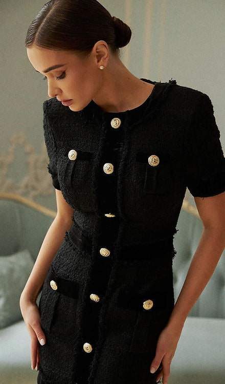 Luxy Tweed Dress