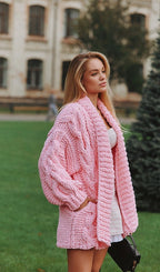 Puffy cardigan