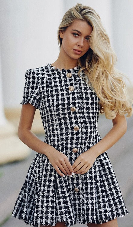 Luxy Tweed Dress