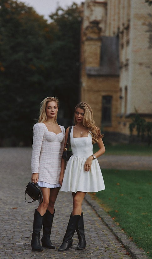 Tweed Bustier Dress