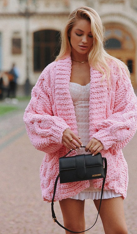 Puffy cardigan