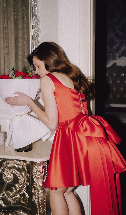 Red Bow Dress