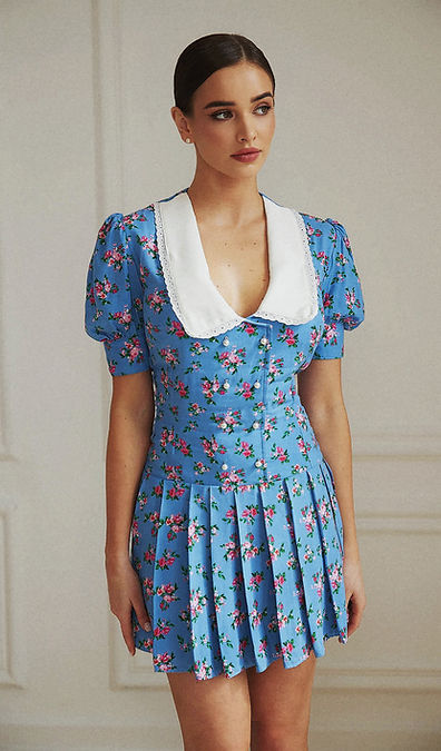 Viscose Collar Dress