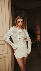 Crochet Sweater Roses