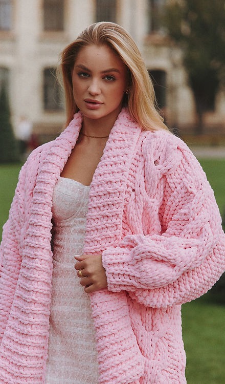 Puffy cardigan