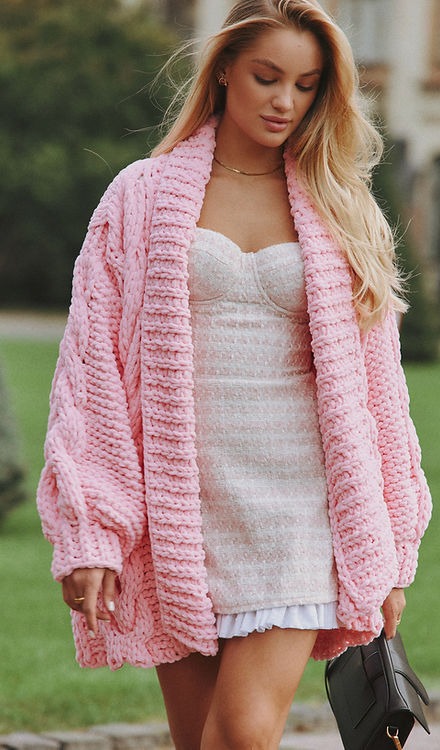 Puffy cardigan