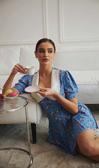Viscose Collar Dress